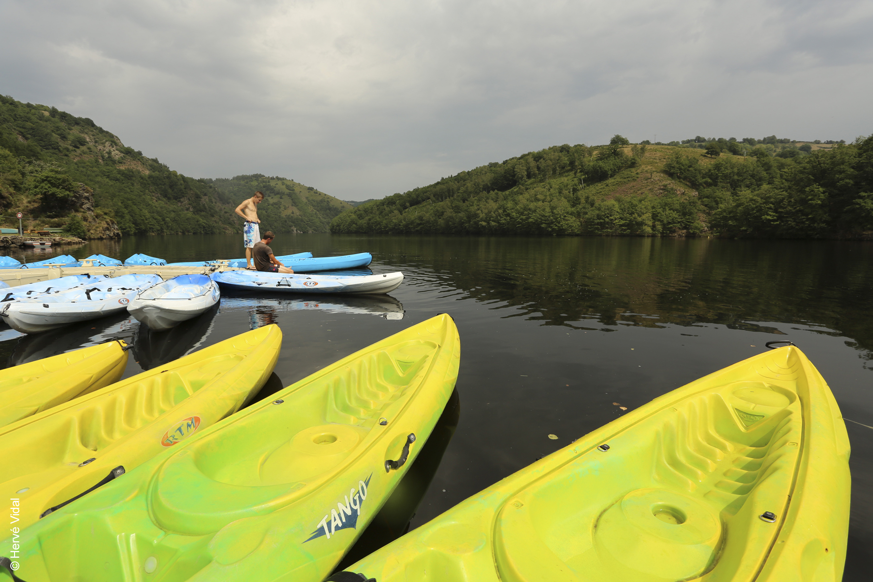 camping Truyère dammen auvergne