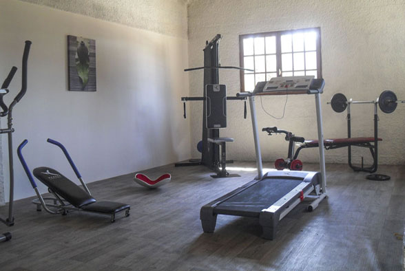 camping avec salle de musculation