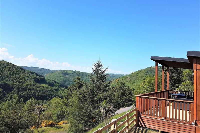 vue chalet auvergne